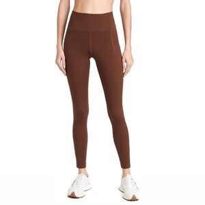 Girlfriend Collective High Waist Compressive Leggings in Earth color size small
